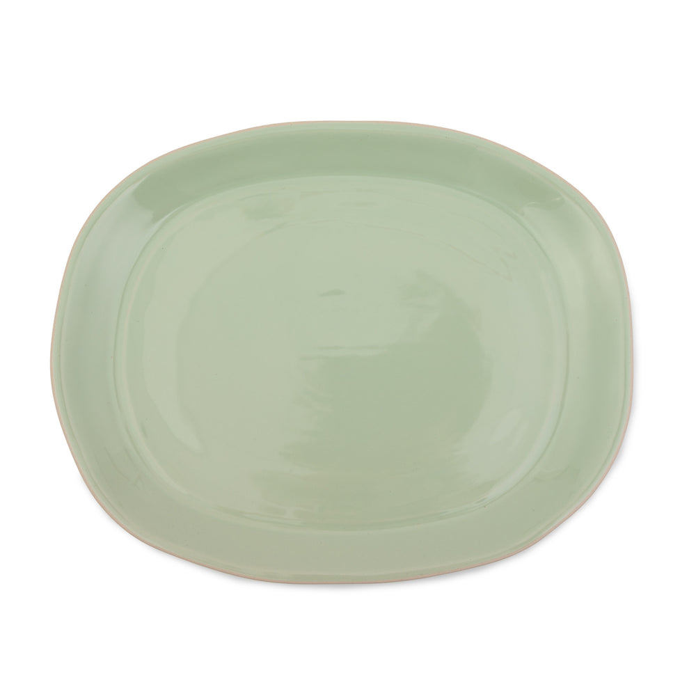 Jamie Oliver Big Love Feast Platter, Stoneware, Green, 40 x 32cm