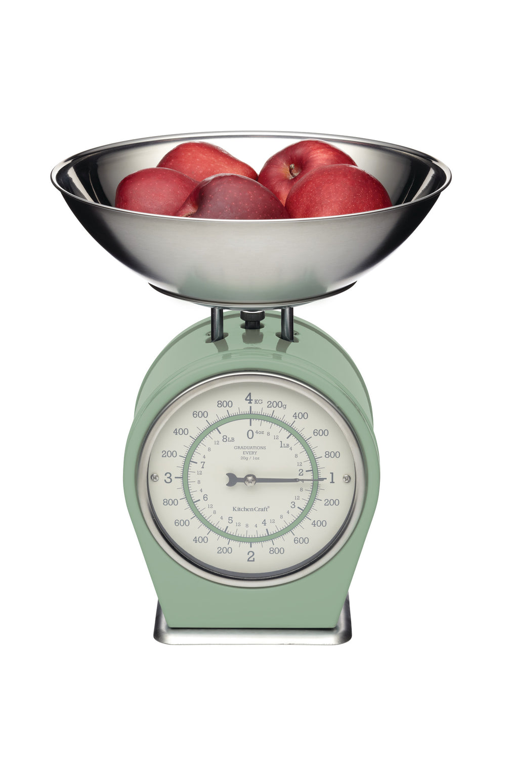 Living Nostalgia Mechanical Kitchen Scales - English Sage Green
