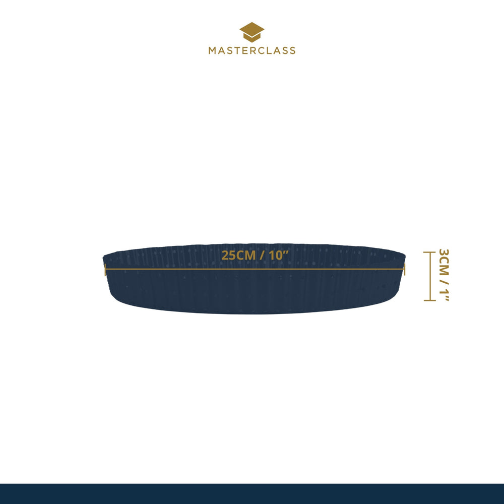 MasterClass Crusty Bake Non-Stick Fluted Round Quiche Tin, 25cm