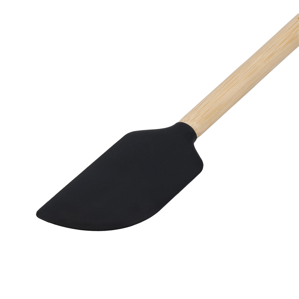 KitchenAid  Bamboo Scraper Spatula with Heat Resistant and Flexible Silicone Head