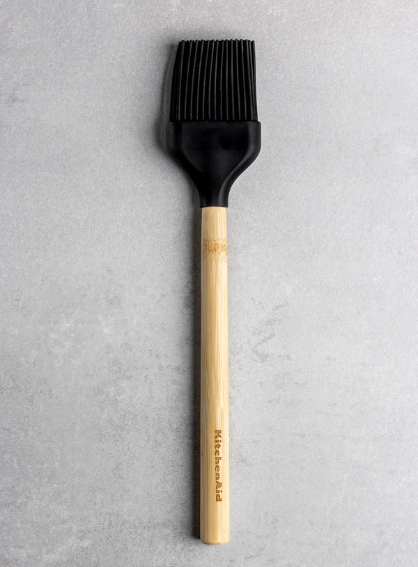 KitchenAid  Bamboo Basting Brush with Heat Resistant and Flexible Silicone Head image 2