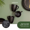 Mikasa Jardin Midnight Stoneware Mugs, Set of 4, 420ml, Black image 10