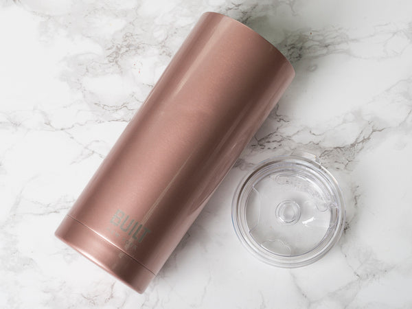 Built 590ml Double Walled Stainless Steel Travel Mug Rose Gold image 2
