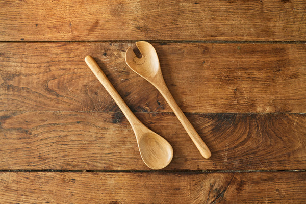 Jamie Oliver Big Love Serving Spoon Set, Mango Wood, Set of 2 image 5