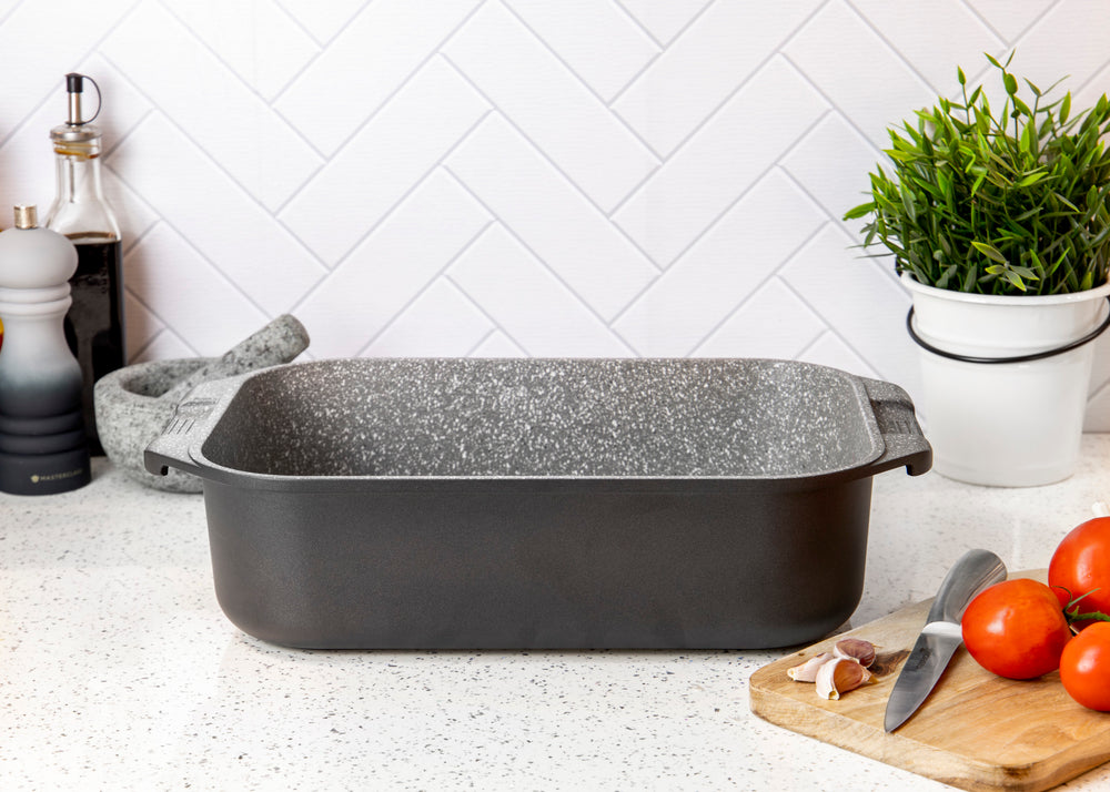 MasterClass Large Roasting Tin with Handles - Black