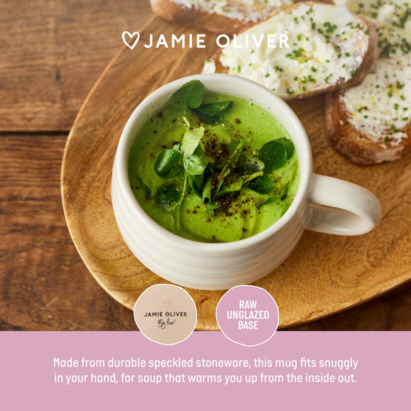 Jamie Oliver Big Love 'Cosy Cuppa' Mug, White, 375ml image 8