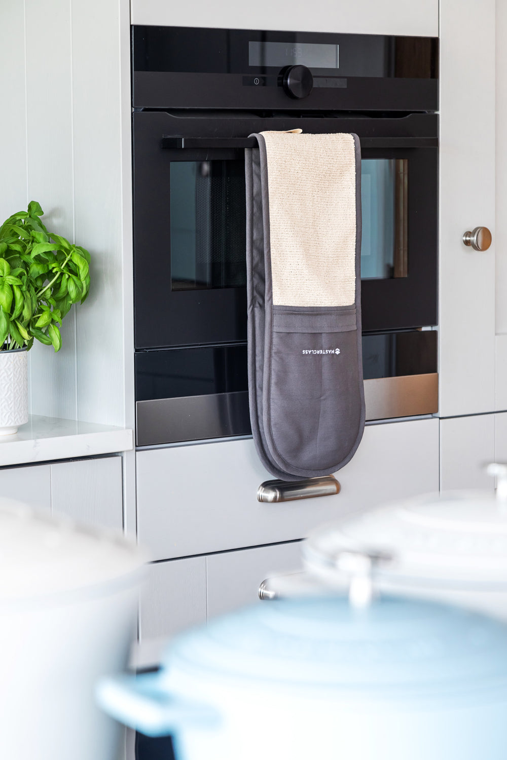 MasterClass Deluxe Professional Double Oven Glove - Grey