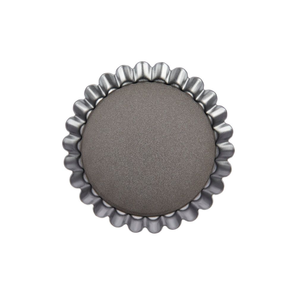 KitchenCraft Loose Base Tart Tins, Set of 6, 10cm