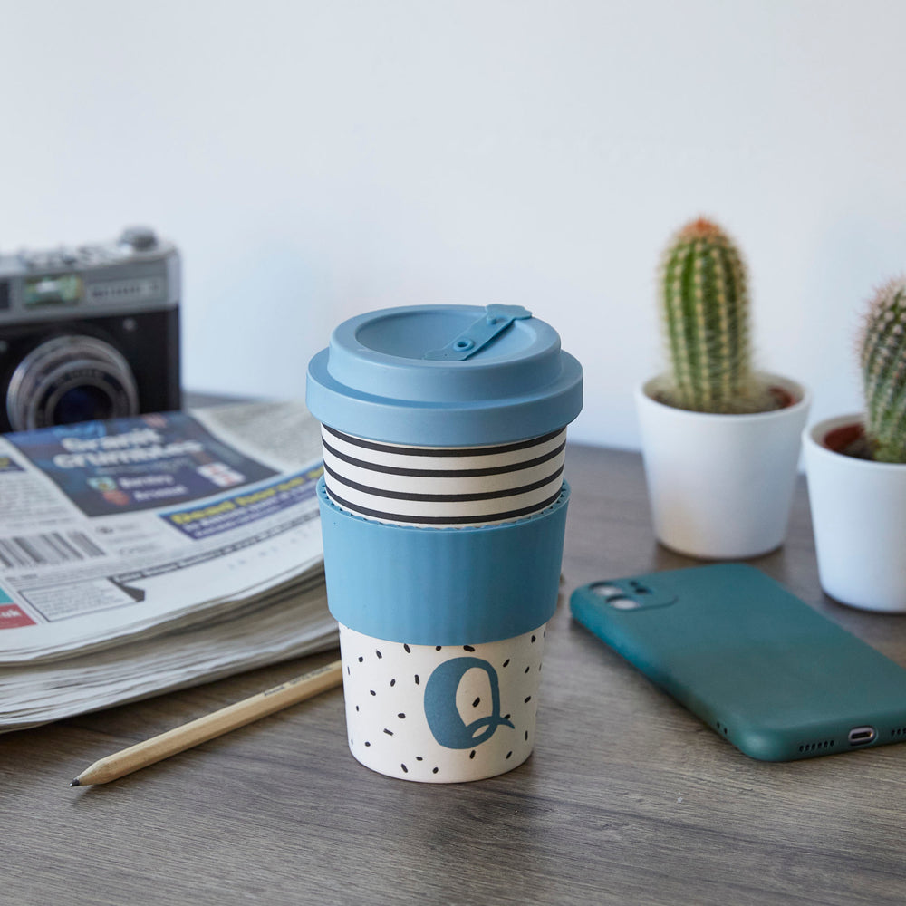 KitchenCraft 410ml Bamboo A to Z Letter 