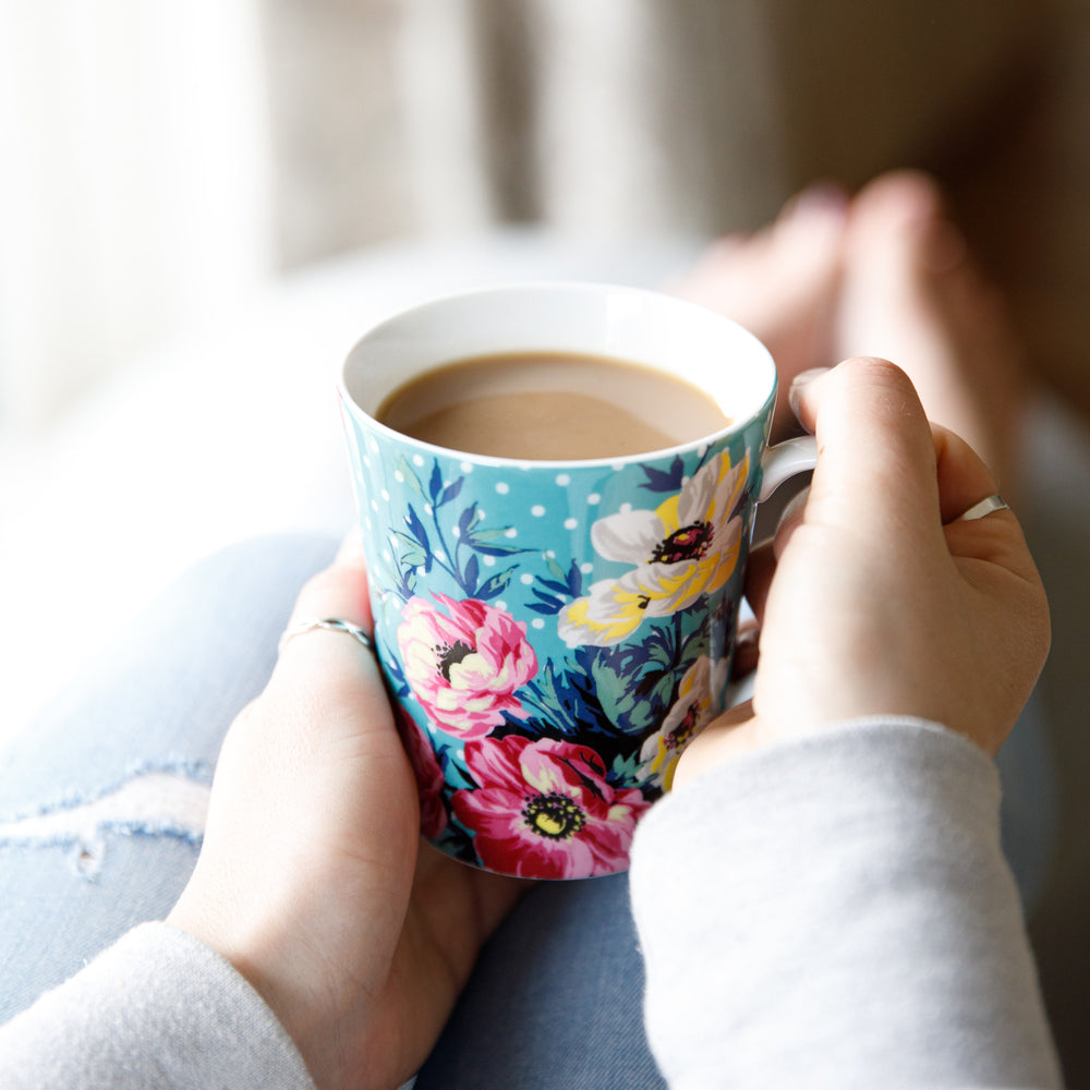 Mikasa Clovelly Porcelain 330ml Seafoam Green Conical Mug