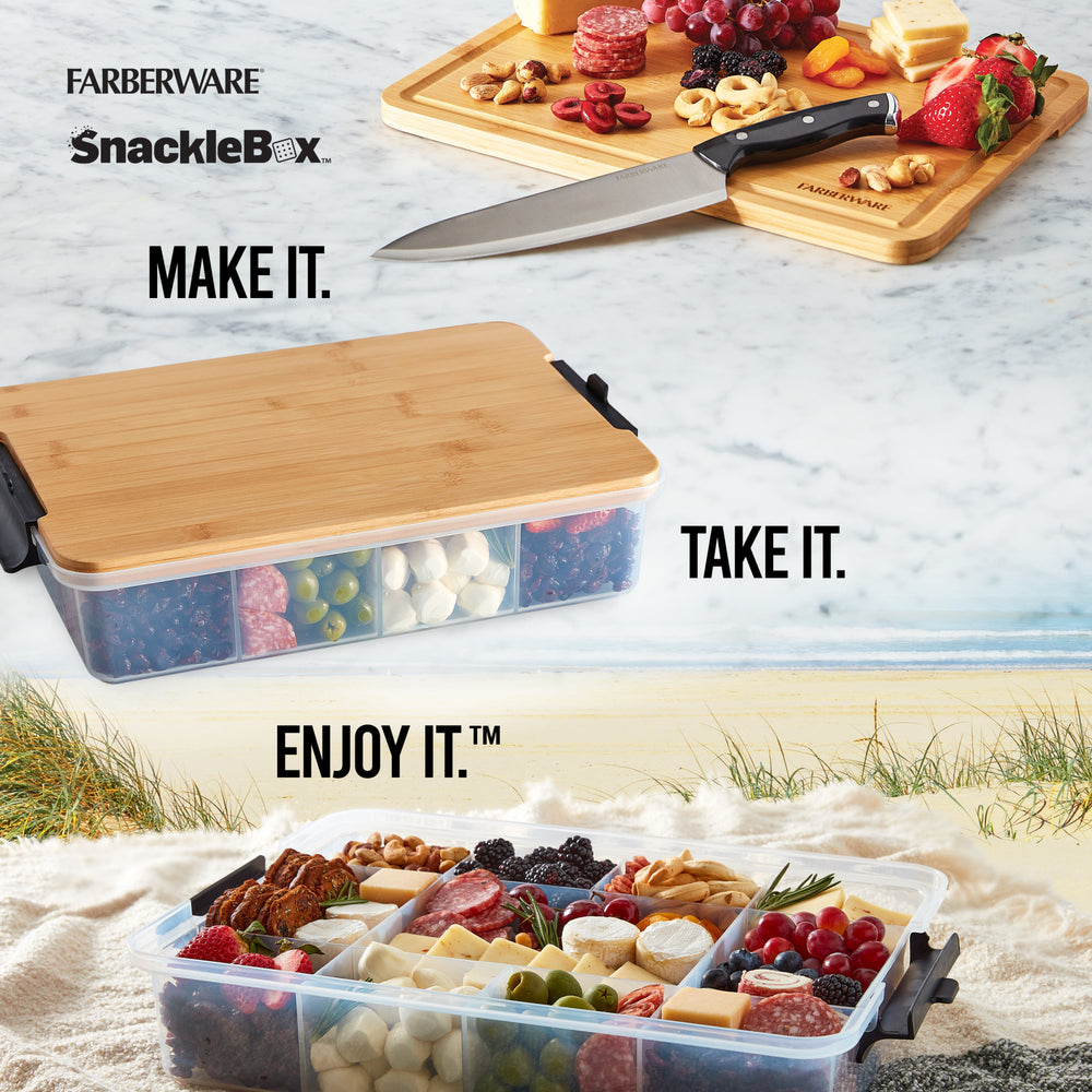 Farberware SnackleBox Bamboo Board and Box, 30 x 40.5CM