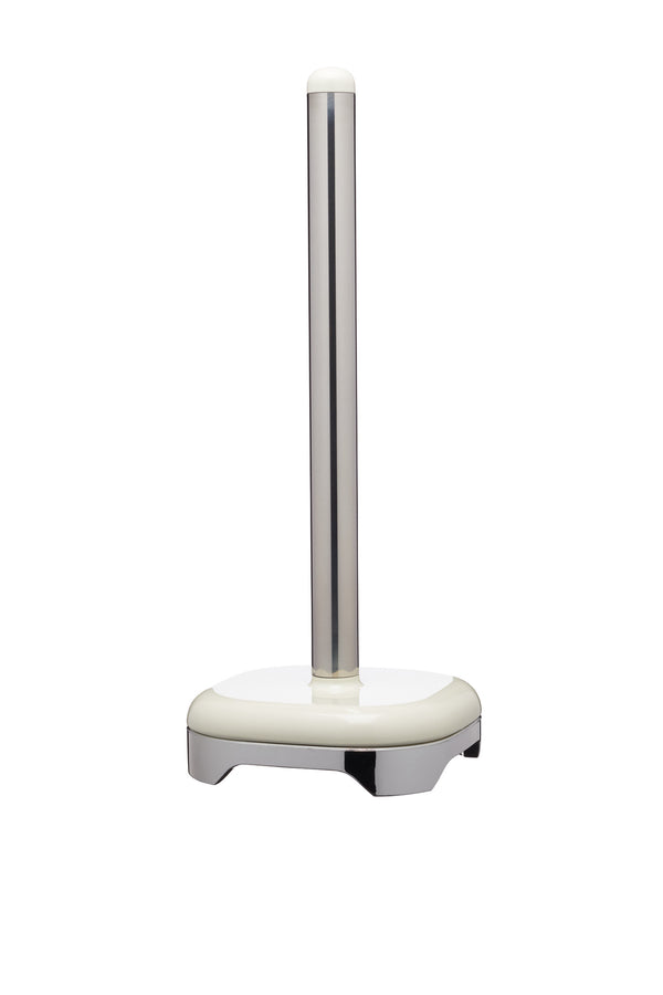 2pc Vanilla Cream Kitchenware Set with 17.5cm Towel Holder and Steel Sink Tidy - Lovello image 4