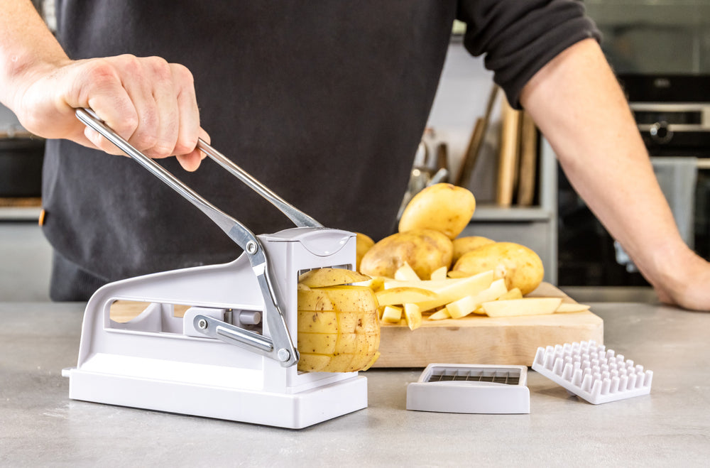 KitchenCraft Potato Chipper with Interchangeable Blades