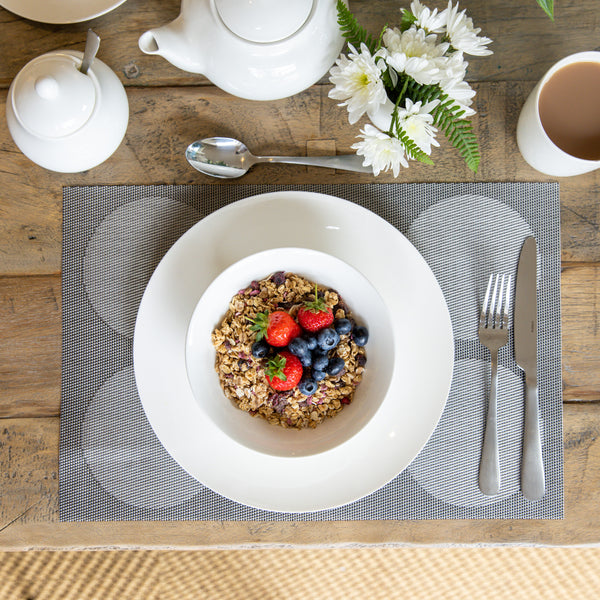 KitchenCraft Woven Reversible Grey Spots Placemat image 6