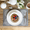 KitchenCraft Woven Reversible Grey Spots Placemat