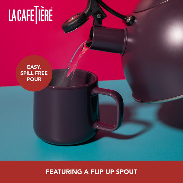 La Cafetière Whistling Kettle Purple, 1.6L image 10