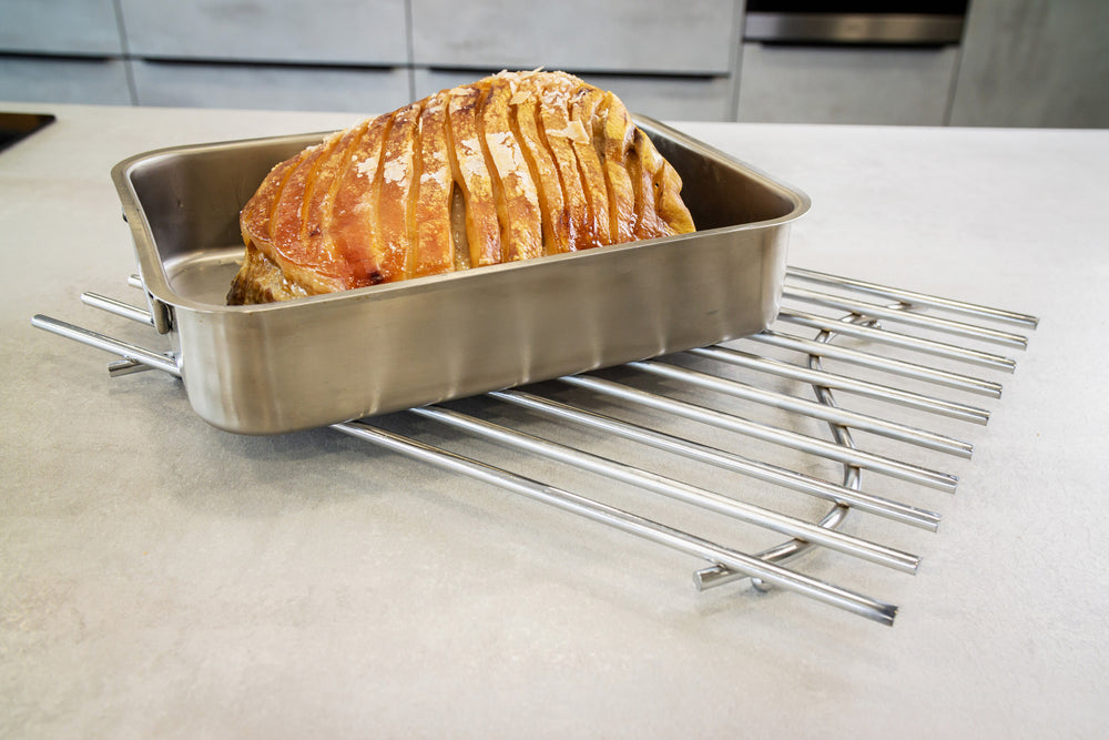 KitchenCraft Chrome Plated Large Deluxe Heavy Duty Trivet