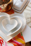 Mikasa Chalk Large Heart Porcelain Serving Bowl, 21cm, White image 15