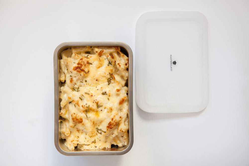 MasterClass All-in-One 2.7-Litre Stainless Steel Container with Lid, Microwave Safe