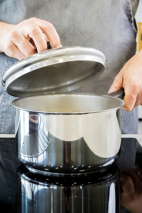 KitchenCraft Stainless Steel Extra Deep Saucepan, 20cm image 4