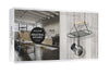 Industrial Kitchen Vintage-Style Ceiling Hanging Pot & Pan Rack image 4