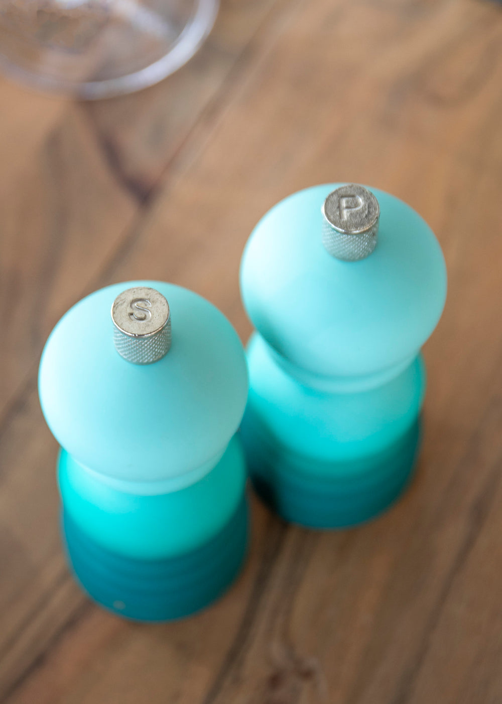 MasterClass Salt or Pepper Mill (12cm) - Green Ombre