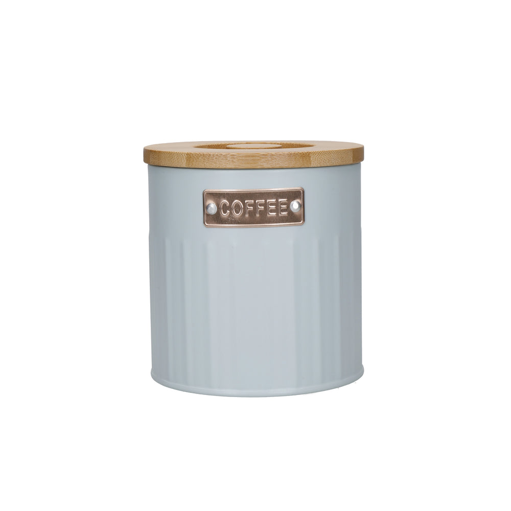 KitchenCraft Tea, Coffee and Sugar Canisters - 1 L, Light Blue, Set of 3