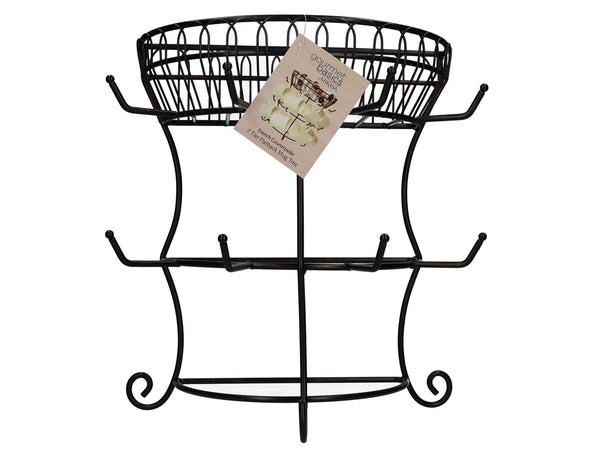 Mikasa Gourmet French Countryside Mug Tree With Basket image 2