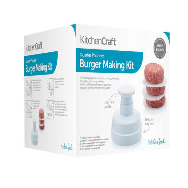 KitchenCraft Quarter Pounder Hamburger Maker image 3