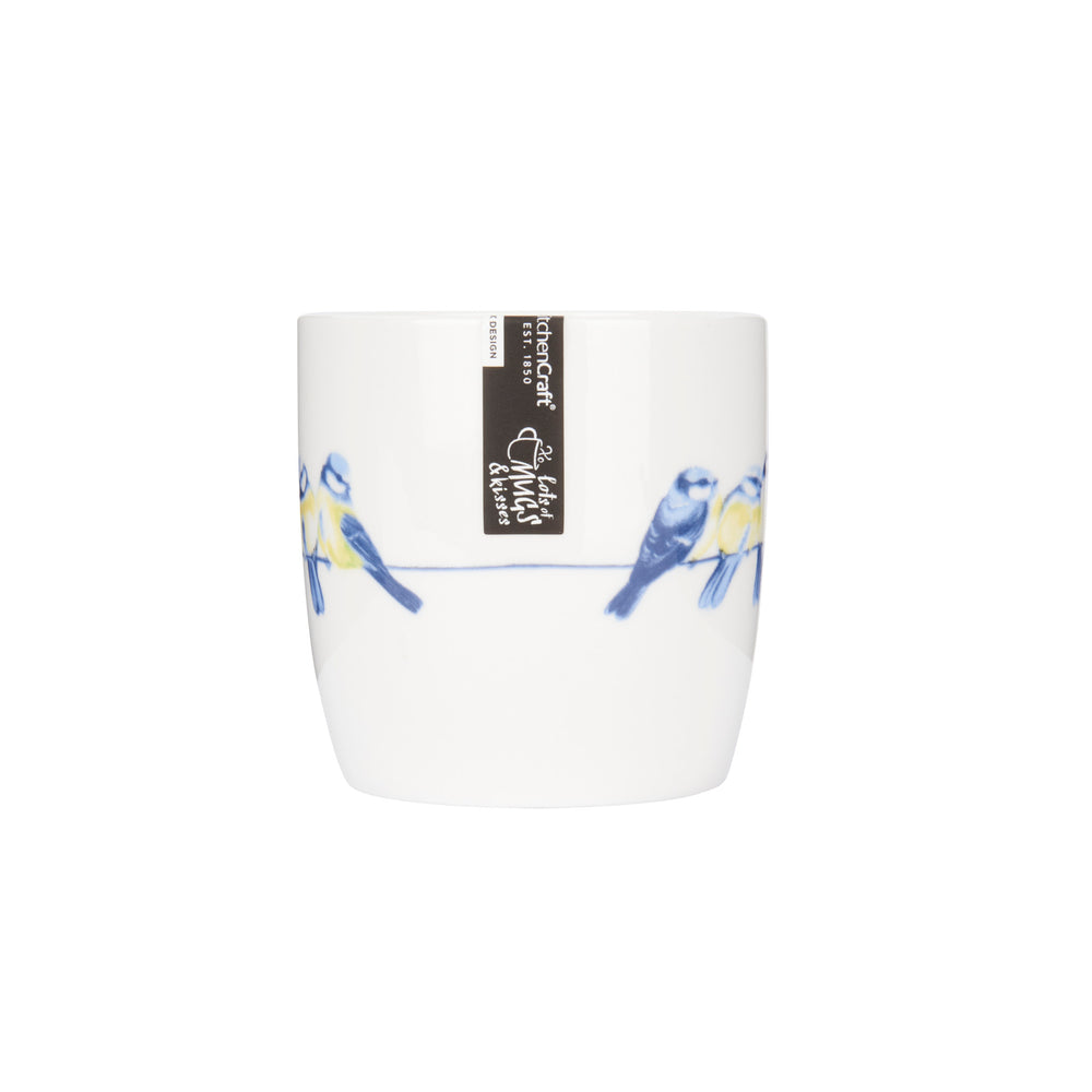 KitchenCraft China 425ml British Birds Line Shaped Mug