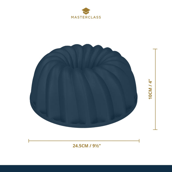 MasterClass Cast Aluminium Decorative Swirl Cake Tin, 24cm image 7