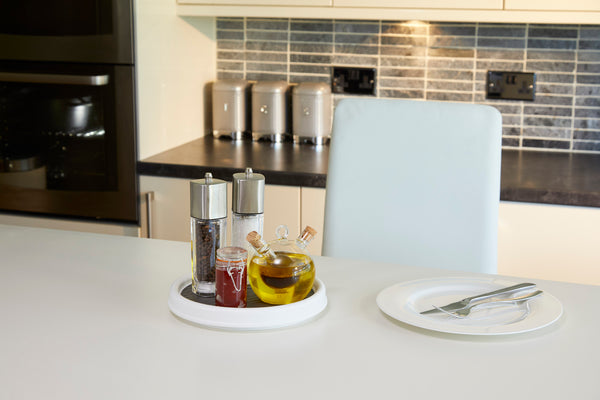 Copco Small White Lazy Susan Food Storage Solution image 5