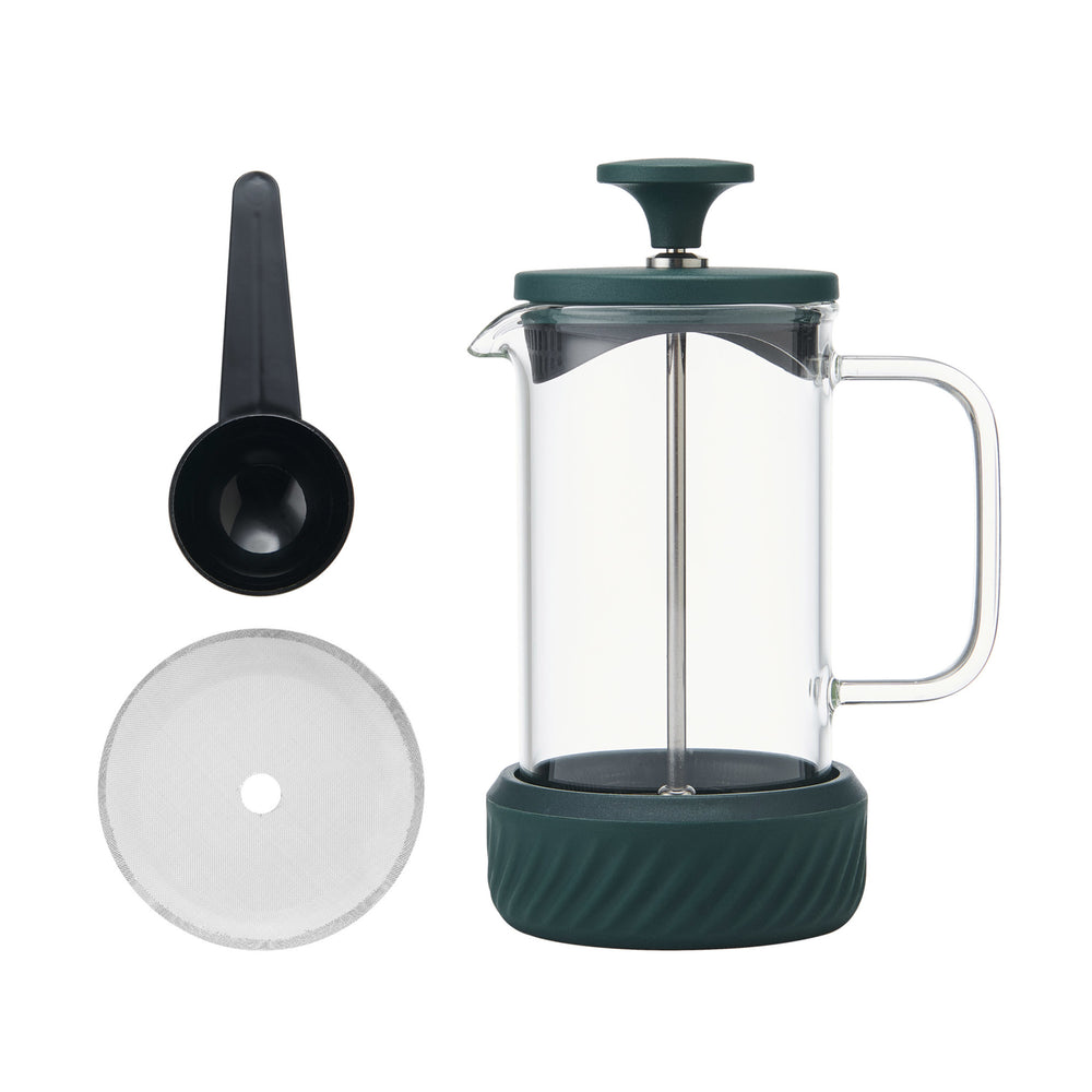 La Cafetière Zero 3 Cup Cafetiere Green, Coffee No Mess French Press image 1