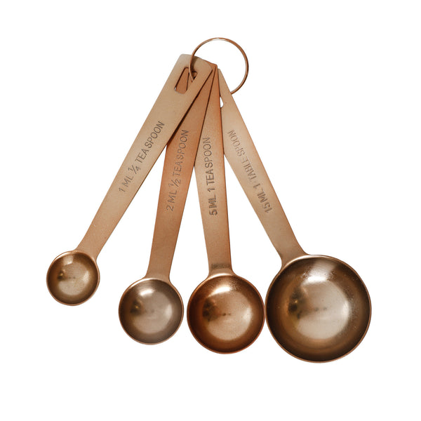 MasterClass Copper Finish Measuring Spoon Set image 8