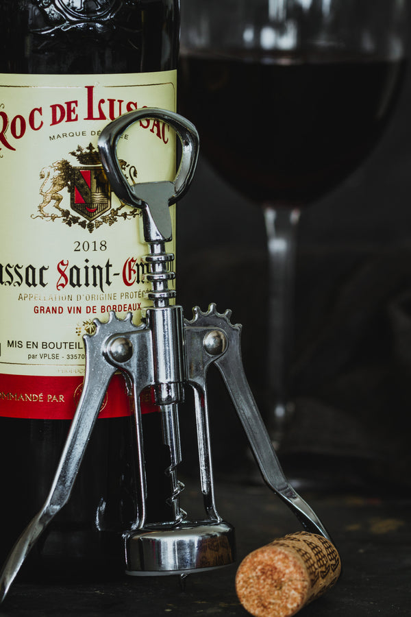 BarCraft Double Handled Chrome Wing Corkscrew image 2