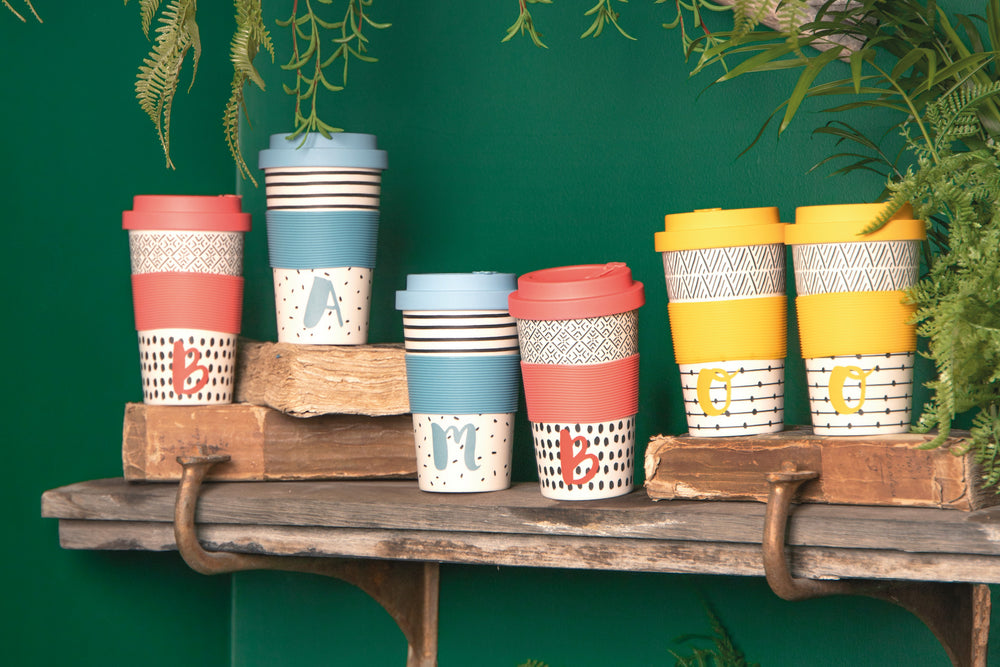 KitchenCraft 410ml Bamboo A to Z Letter 