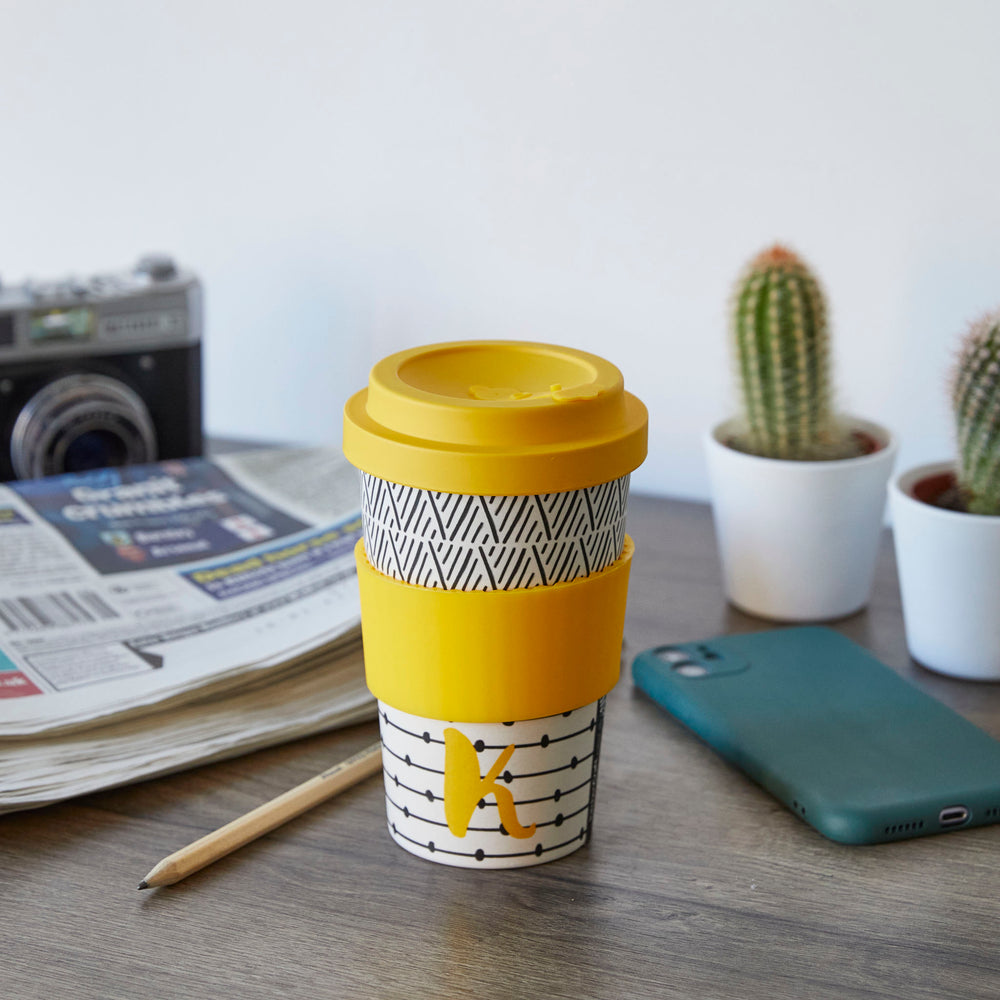 KitchenCraft 410ml Bamboo A to Z Letter 