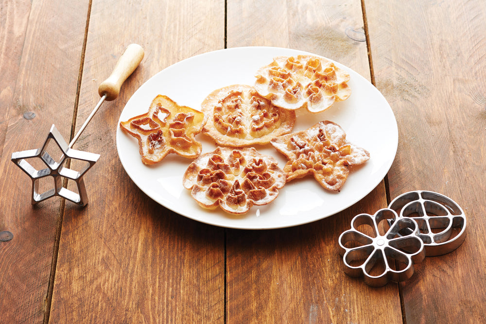 Home Made Swedish Rosette Iron Set