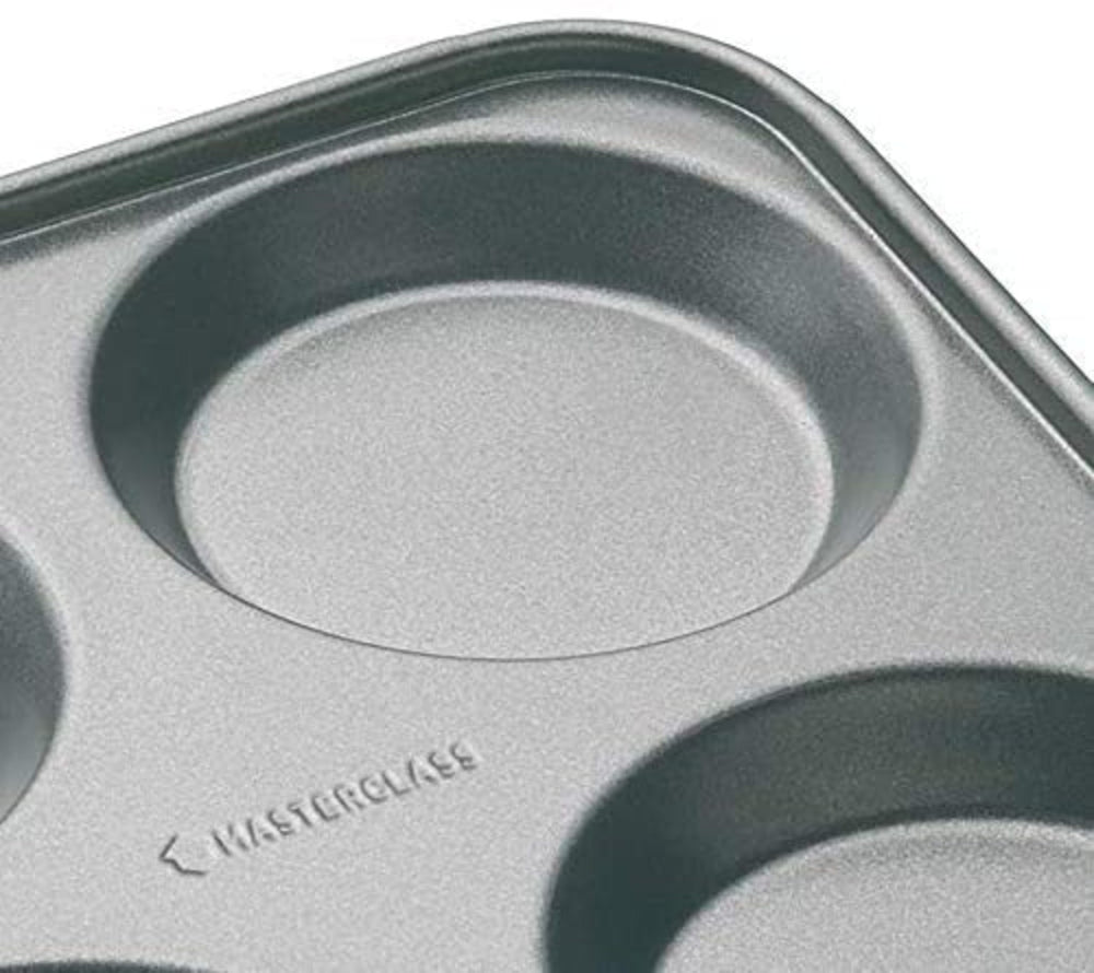 MasterClass Non-Stick 4 Hole Yorkshire Pudding Pan