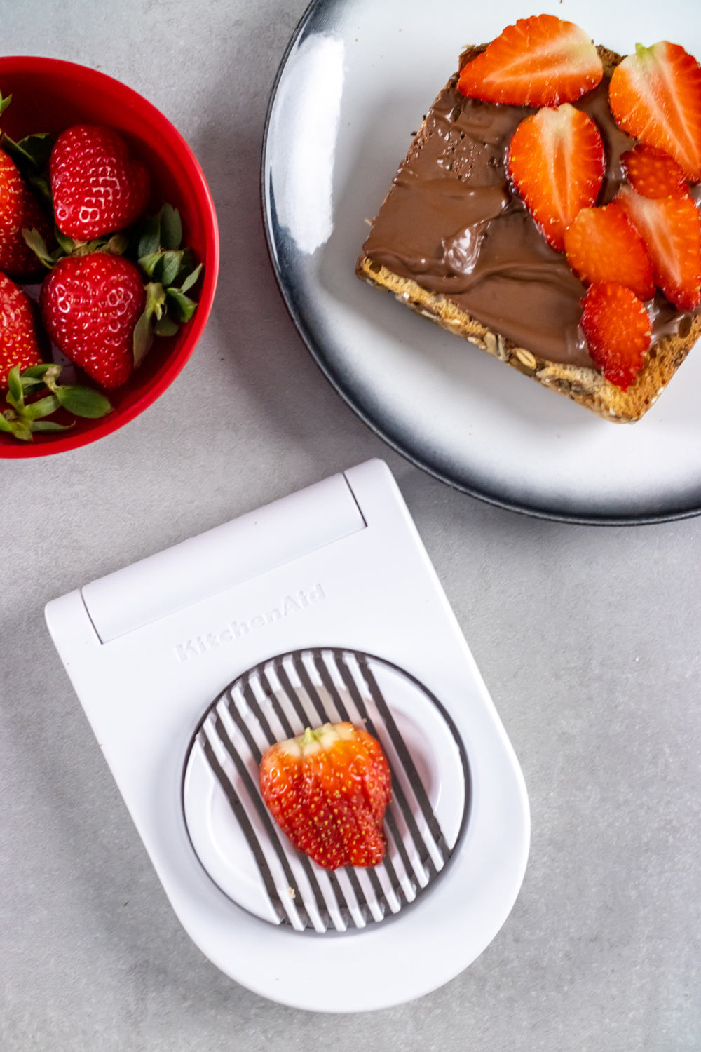 KitchenAid Stainless Steel Egg Slicer - White