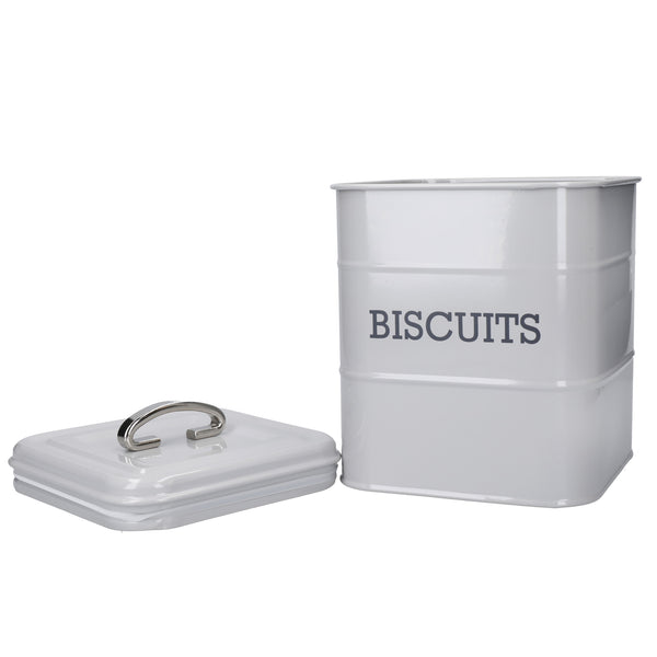 Living Nostalgia French Grey Biscuit Tin image 3