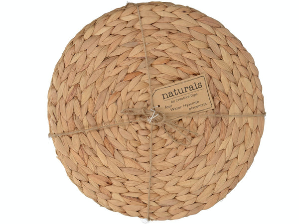 Creative Tops Water Hyacinth Pack Of 4 Round Placemats image 4