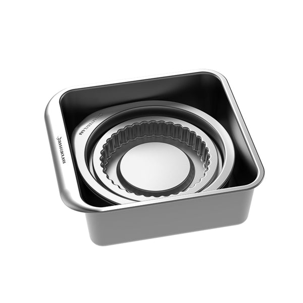 MasterClass Smart Space Stacking Seven Piece Non-Stick Roasting, Baking & Pastry Set image 3