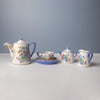 5pc Ceramic Tea Set with 4-Cup Teapot, Sugar Bowl, Tea Cup, Saucer and Milk Jug - Viscri Meadow image 2