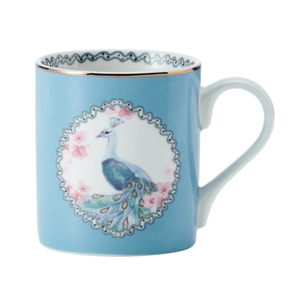 Mikasa Peacock Straight-Sided Porcelain Mug, 280ml image 1