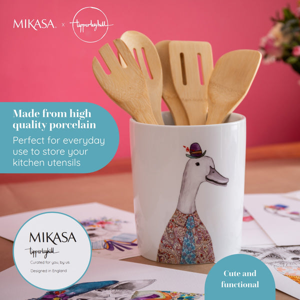 Mikasa Tipperleyhill Decorative Porcelain Utensil Pot Holder, 14 x 17CM image 10