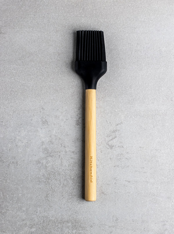 KitchenAid Bamboo Pastry Brush with Heat Resistant and Flexible Silicone Head image 2