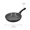 3pc Can-to-Pan Recycled Aluminium & Ceramic Frying Pan Set with 3x Non-Stick Frying Pans Sized 20cm, 28cm and 30cm image 4