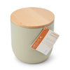 KitchenCraft Idilica Kitchen Canister with Beechwood Lid, 12 x 12cm, Putty image 4