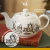 Victoria And Albert Alice In Wonderland Mini Teapot image 6